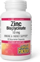 Naturlige faktorer Zink Bisglycinat, 50 mg, 60 vegetariske kapsler