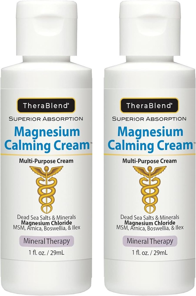 Magnesium Calming Cream 1oz (2- Pack)