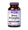 Bluebonnet Nutrition Stress Relief B komplekse vegetabilske kapsler, B6-vitamin, B12, biotin, folat, Vegan, Gluten & Soy & Milk Free, Kosher, Unflavored, 100 Count