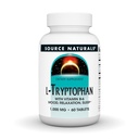 Source Naturals L- Tryptofan med vitamin B- 6 - Support Mood, Afslapning og søvn - 1000 mg - 60 tabletter