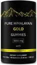 Pure Himalaya Gold Gummies # 124; Rich in Ashwagandha, Gokshura Fulvic Acid 85 Mikronæringsstoffer til mænd, Kvinder # 124; Ingen tilsat sukker # 124; Non- GMO # 124; Natural Organic 60 Gummies Per Box