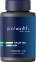 ProHealth NADH Pro - Boost NAD + (25 mg, 60 Fast- Active lozenges) Boost Energy, Memory and Focus