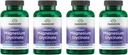 Swanson Chelated Magnesium 133 Milligrams 90 Capsules (4 Pack)