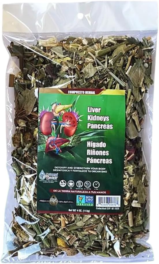 Herbal Compound Liver Kidney and Pancreas 4 Oz. 113 Gr. Abdominal Inflammation
