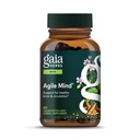 Gaia Urter Agile Mind - Brain & Cognitive Support Herbal Kosttilskud - med Økologisk Gurkemeje Root, Bacopa, Sort Pepper, og Ginkgo Biloba - 60 Vegansk flydende Phyto- kapsler (30- Day Supply)