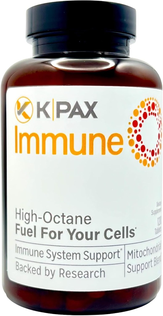 KPAX Immune, High Potency Mitochondrial Energy Supplement - Comprehensive Antioxidant Multivitamin 120 Tablets