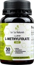 Lu 'Lu Naturals L Methylfolat 15mg Aktiveret methylfolat, folinsyre, 5- mthf 30 Veggie Caps