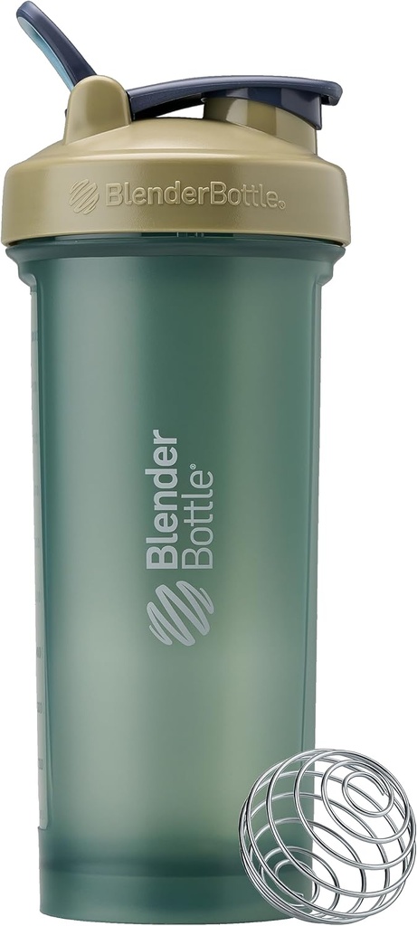 BlenderBottle Classic V2 Shaker Flaske Perfekt til Protein Shakes og Pre Workout, 4-Ounce, Fuld farve Tan