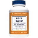 Den Vitamin Shoppe Fiber Blend, En naturlig kilde til Uopløselig og Opløselig Fiber, Understøtter fordøjelsessygdomme og regelmæssighed (300 kapsler)