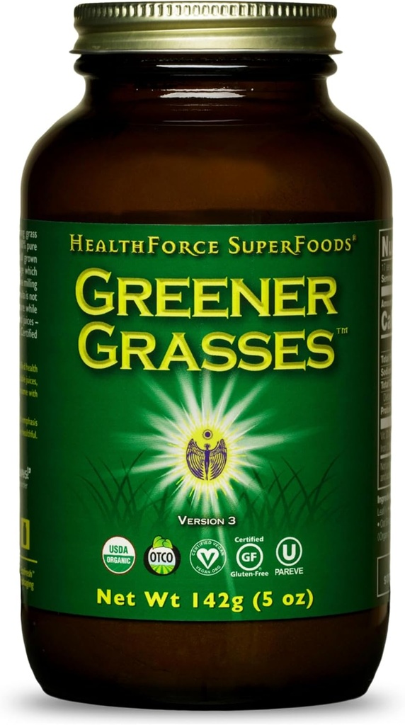 HealthForce SuperFoods Greener Græsser - 5 Oz Powder