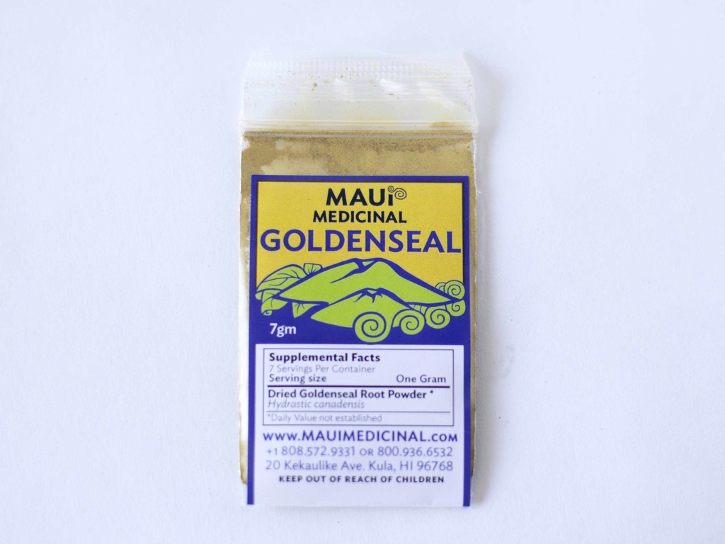 Guldsæl Root Powder 7gm = 1 / 4 oz. * * USA Grown & Packaged * *