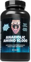 Sunde 'N Fit Amino 10.000 - Aminosyre 180 tabletter - Hydrolyseret æg & hvalkilde - Hurtig Absorbing