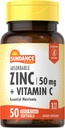 Sundance Absorberbar zink med C-vitamin; 50mg