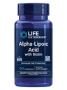 Life Extension Alpha- Lipoic Acid med biotin, for Cell Protection, Universal antioxidant for lever & nerve sundhed, Gluten- Free, Non- GMO, 60 kapsler