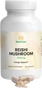 Organic Reishi Mushroom Extract Kapsler - Forbedre søvn, Anti- Træthed, Kardiovaskulær Sundhed, Immunstøtte, Stress Relief, Vegan - Non- GMO