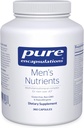 Pure indkapslinger Mænds Nutrients - Multivitamin Mineral supplement til støtte energi, Endurance & Stamina hos mænd over 40 * - med D-vitamin, C-vitamin & trace mineraler - 360 kapsler