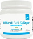 XYMOGEN FIT Food Collagen - Bovine Collagen Peptider pulver med HMB + vitamin D3- 15g protein til støtte Joints & Muscle Recovery - Vanilla Flavor (12.35 oz)