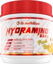 Hydromino EAA + BCAA Powder - 40 Servering - Essential Aminosyrer Supplement & Electrolyte Powder for Recovery, Strength, & Hydration, 7g BCAA, 8g EAA, 600mg Electrolytes (Vegan, Peach Rings)