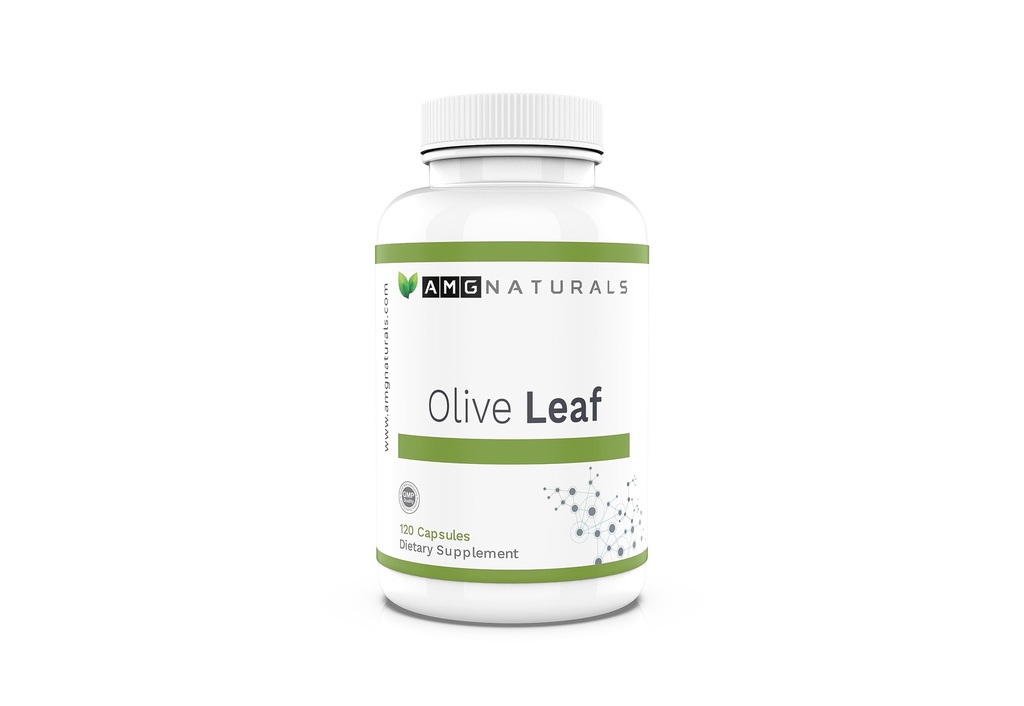 Olive Leaf - Ingen bindemidler, ingen fyldstoffer, bare ren urtestøtte - 120 kapsler