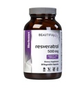 Bluebonnet Nutrition Smuk Ally Resveratrol 500mg, Beskyt hud integritet *, Non- GMO, Vegan, Gluten- fri, Soy- fri, Dairy- fri, 30 Vegetabilske kapsler, 30 Servering