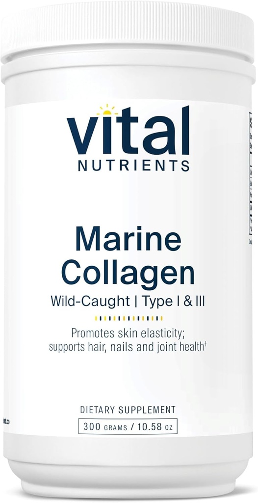 Vital Nutrients Marine Collagen Powder Unflavored Gluten, Dairy, Soy Free