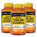 MASON NATURAL Herbal Colon Cleanser, 300 Day Supply, Kosttilskud Understøtter fordøjelsessygdomme med Opløselige fibre, Probiotika & Urter, 3 Pack