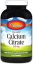 Carlson Chewable Calcium Citrate 250 mg, Vanilla, 120 tabletter