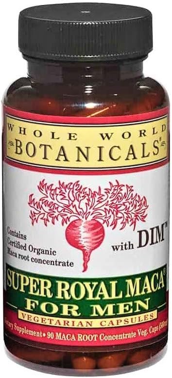 Whole World Botanicals Super Royal Maca til mænd 500 Mg 90 Veggie Caps by Whole World Botanicals