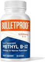 Bulletproof Cool Spearmint Methyl B-12 Lozenges, 60 Count, Supplement for Energy and Nerve Function