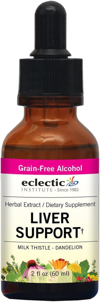 Eclectic Herb - Lever Support Extract 124; Natural Lever Support, Detox, Cleanse + Maintain