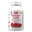 ANDREW LESSMAN Friendly Flora Probiotic 90 Kapsler - 10 milliarder CFU, Omfattende Blend af fem Probiotiske Strops, Kraftig Immun og fordøjelsesstøtte. Probiotika til kvinder eller mænd
