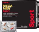 Mega Mænd Sport Vitapak Program, Praktisk Complete Nutrition, 4 Produkter i 1 pakke, Atletisk ydeevne, Energi, Inddrivelse, Blood Flow, Arginin, 200mg Koffein, Thermogen, 30 dages forsyning