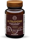 Rawleigh Ultrapom: 30 Vegetariske Kapsler, Pomegranates + Live Cultures / Microbiome, Ellagitannins, Urolithin A Supplement, Cellular Health Complex for Mitokondriel Sundhed, Mitophagy, Energistøtte