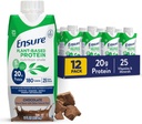 Sikre Plant- baseret Vegan Protein Chocolate Nutrition Shake I Gluten- Free I Dairy- Free I Soy- Free Shake 12 Pack