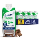 Sikre Plant- baseret Vegan Protein Chocolate Nutrition Shake I Gluten- Free I Dairy- Free I Soy- Free Shake 12 Pack