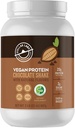 Stellar Labs Vegan Protein Powder with BCAA 's & Antioxidants Б124; Certified Low FODMAP, Non GMO, Gluten Free, Soy Free, Low Carb, with Stevia Б124; Lean Plant Based Protein Powder Shakes Б124; Chocolate