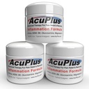 AcuPlus - Avanceret smertestillende tematisk anti inflammatorisk creme til Soothe Muscle & fælles smerte - Gigt, Bursitis, & Tendonitis - Fast- Fungerende formel med naturlige ingredienser - 4 oz. hver, pakke med 3