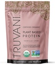 Truvani Vegan Pea Protein Powder • 124; Vanilla Chai • 124; 20g Organic Plant Based Protein • 124; 20 Servering • 124; Keto • 124; Gluten & Dairy Free • 124; Lav Carb • 124; Ingen tilsat sukker