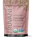 Truvani Vegan Pea Protein Powder • 124; Vanilla Chai • 124; 20g Organic Plant Based Protein • 124; 20 Servering • 124; Keto • 124; Gluten & Dairy Free • 124; Lav Carb • 124; Ingen tilsat sukker