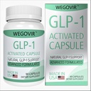 GLP-1 Supplement Support, med naturligt GLP-1 Aktivator, Berberine & Green Coffee Extract, GLP-1 Boosting for kvinder & mænd, Hunger & Metabolisme Support, GLP-1 Niveauer & Samlet sundhed - 90 Kapsler