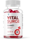Vital Surge Gummies, Vital Vita Surge Advanced Extra Strength Formel Gummy Mens Detox Vitamin Supplement - Vitalbølge Gomitas Vita- Surge Alle naturlige ingredienser Gummies (60 Gummies)