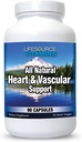 LifeSource Vitamin Heart og Vaskulære Support 90 Kapsler