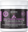 Mælk tidsel til hunde & katte. Lever supplement med rigtige kylling. Ekstra styrke lever og Nyre Detox. Hunde og katte elsker smagen. Leverstøtte. Ekstra store 85 gram krukke!