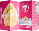Magic Doze ™ Lions Mane Mushroom Capsules - 100% Fruiting Body for Focus, Memory & Brain Health - 500mg per Capsule, 60 Vegan Capsules
