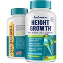 Højde Vækst Maximizer - Lavet i USA - Naturlig Højde Stigning Booster & Bone Vækstpiller - Vokse højere supplement til voksne, Teens & Kids - Vitaminer til drenge og piger at få højere