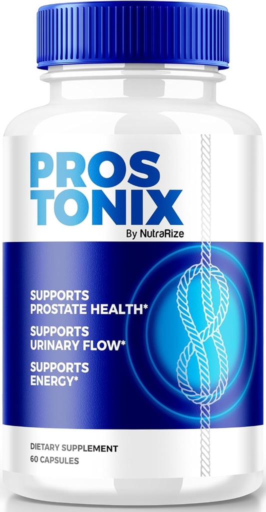NutraRize Prostonix kapsler - Officiel Formel til støtte Prostate Heath, Alle naturlige supplement til mere kontrol & Samlet velvære, Pros Tonix piller anmeldelse (60 kapsler)