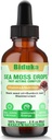 Irish Sea Moss Drops Black Seeds Oil, Bladderwrack, Burdock Root, C-vitamin og zink, Multimineral Drops Seamoss supplement til immunforsvar, fælles, fordøjelse, Aging support