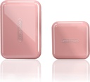 DUBSTAR Travel Pill Organizer Fugt Vandtæt Lille Pill Box til Pocket Purse 4 + 6 Compartments Portable Pill sag Medicin Vitamin Holder Container, Pink