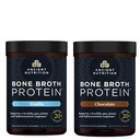 Ancient Nutrition Bone Broth Protein Powder, Vanilla, 20 Servere + Bone Broth Protein Powder, Chokolade, 20 Servere