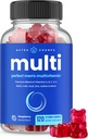 NutraChamps Multivitamin til mænd 14 + 1 124; Herre Multivitamin Gummies, 120 Greve 1 124; Vitamin A, B, C, D, E, Biotin, Zink1 124; Herre Gummy Multivitaminer Supplement 1 124; tyggetypiske daglige Multi Gummy Vitamin til mænd
